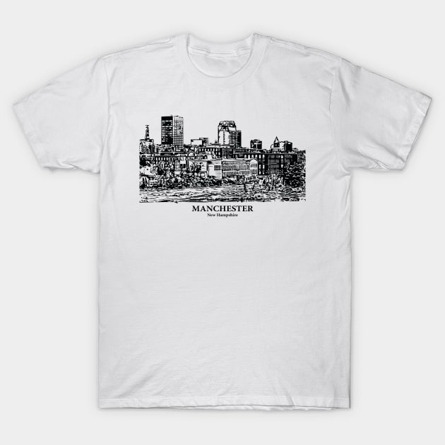 Manchester - New Hampshire T-Shirt by Lakeric